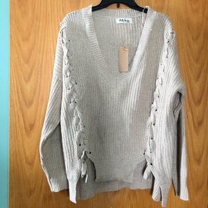 Selfie Couture by Trendology Beige Sweater